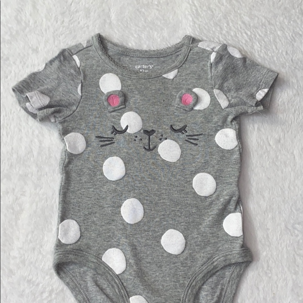 ‼️6 For $20‼️Carter’s Mouse Bodysuit 12m